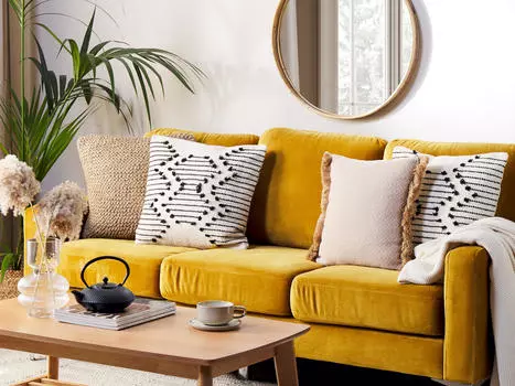 Декоративная подушка Beliani, бежевый