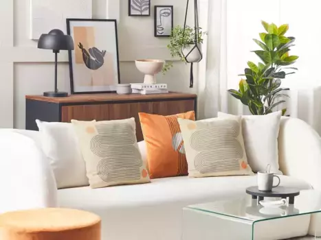 Декоративная подушка Beliani, бежевый