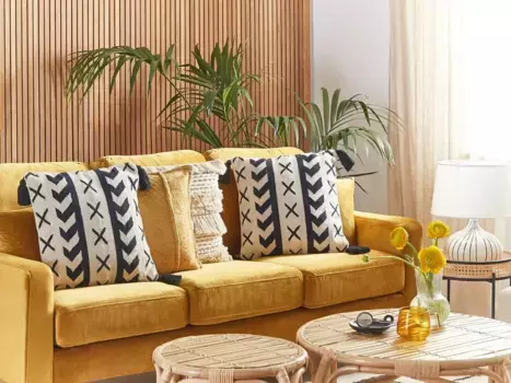 Декоративная подушка Beliani, бежевый