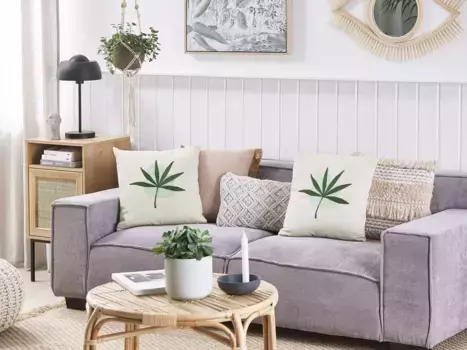 Декоративная подушка Beliani, бежевый