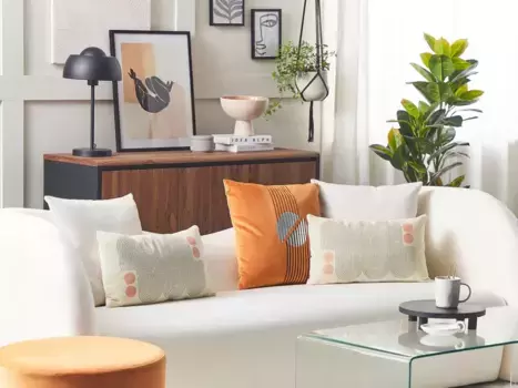 Декоративная подушка Beliani, бежевый