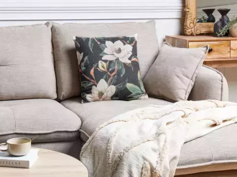 Декоративная подушка Beliani, черный