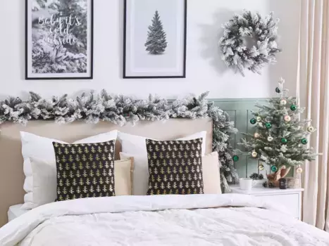 Декоративная подушка Beliani, черный