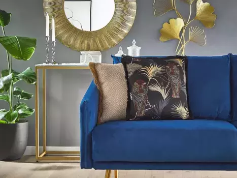 Декоративная подушка Beliani, черный