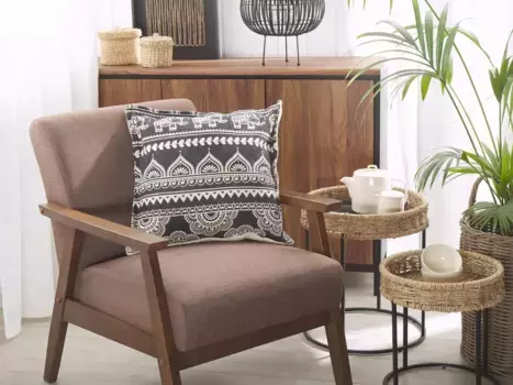 Декоративная подушка Beliani, черный