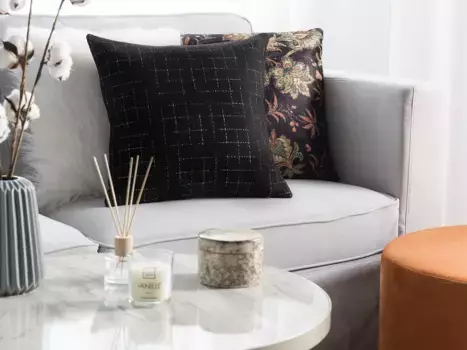 Декоративная подушка Beliani, черный