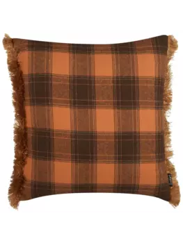 Декоративная подушка Beliani Deko BARJA, цвет orange/schwarz