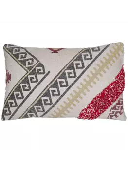 Декоративная подушка Beliani Deko BETULA, цвет bunt/grau/rot