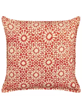 Декоративная подушка Beliani Deko CEIBA, цвет rot/beige