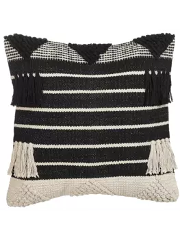 Декоративная подушка Beliani Deko CHITTOOR, цвет schwarz/beige