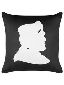 Декоративная подушка Beliani Deko FRANKLINIA, черный/белый