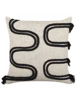 Декоративная подушка Beliani Deko FUCHSIA, цвет beige/schwarz