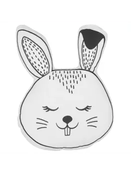 Декоративная подушка Beliani Deko KANPUR, белый/черный