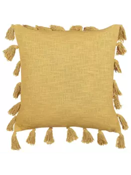 Декоративная подушка Beliani Deko LYNCHIS, желтый