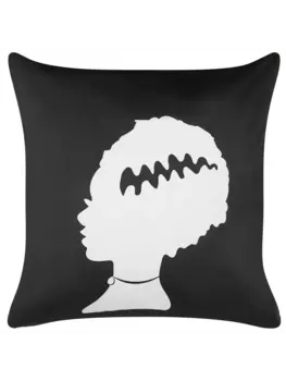 Декоративная подушка Beliani Deko MANDEVILLA, черный/белый