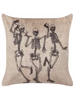 Декоративная подушка Beliani Deko MORTESTI, цвет beige/schwarz