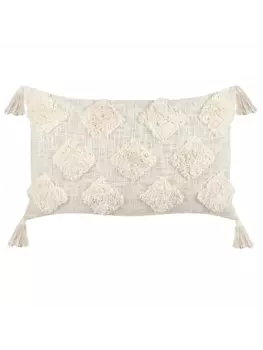 Декоративная подушка Beliani Deko PAPAVER, бежевый