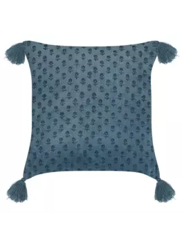 Декоративная подушка Beliani Deko RIBES, синий