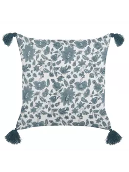 Декоративная подушка Beliani Deko RUMEX, цвет blau/wei