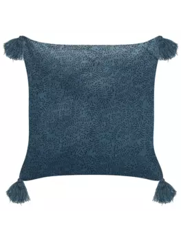 Декоративная подушка Beliani Deko SETARIA, синий
