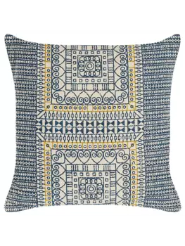 Декоративная подушка Beliani Deko SIDI, цвет blau/bunt/wei