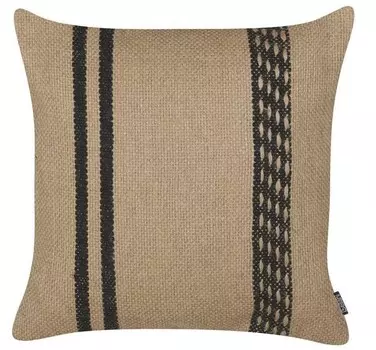 Декоративная подушка Beliani DESALIX, 45x45x45 см цвет beige/schwarz