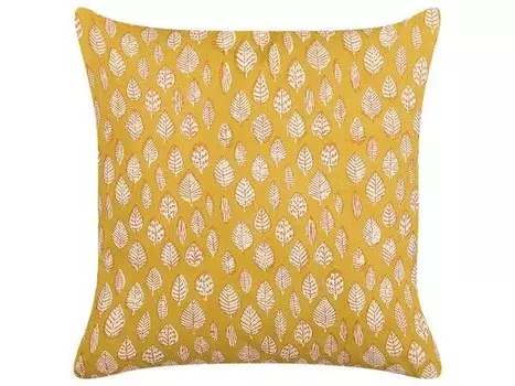 Декоративная подушка Beliani GINNALA, 45x45x45 см цвет senfgelb/gelb