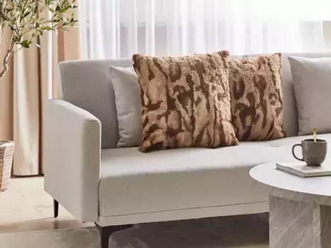 Декоративная подушка Beliani, коричневый