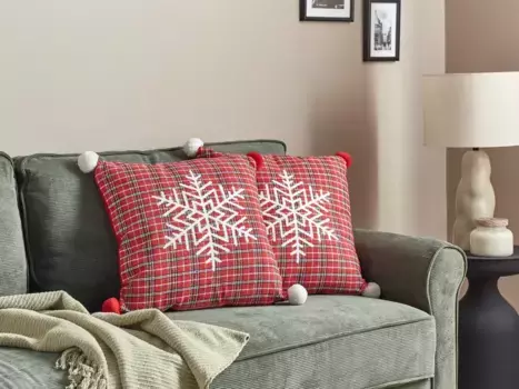 Декоративная подушка Beliani, красный