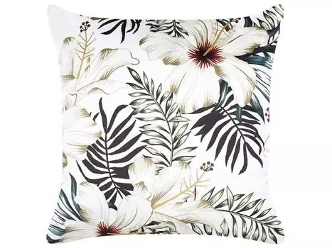 Декоративная подушка Beliani OKRA, 45x45x45 см цвет grn/multicolor/wei