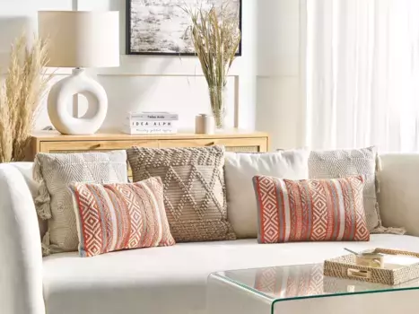 Декоративная подушка Beliani, оранжевый