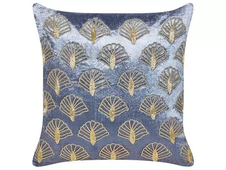 Декоративная подушка Beliani PANDOREA, 45x45x45 см цвет gold/violett