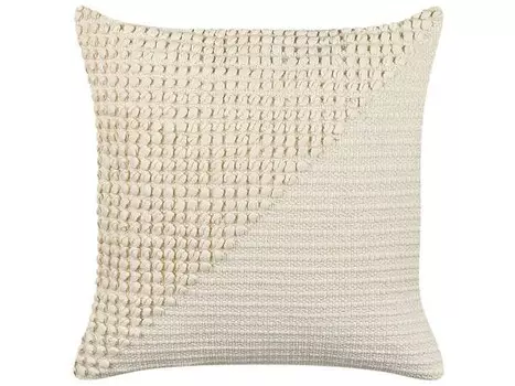 Декоративная подушка Beliani PELLAEA, 45x45x45 см цвет beige/creme/wei