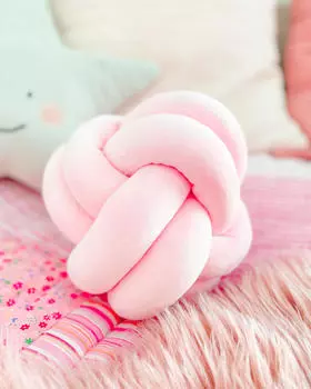 Декоративная подушка Beliani, розовый