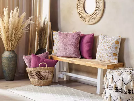 Декоративная подушка Beliani, розовый