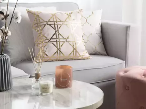 Декоративная подушка Beliani, розовый