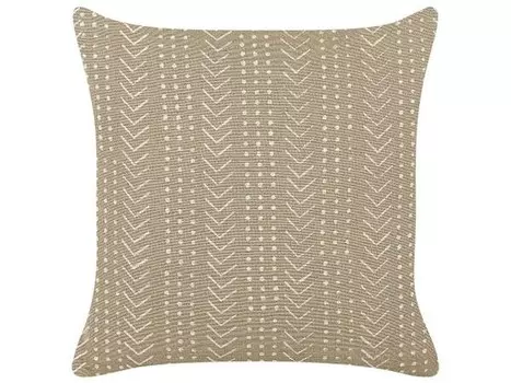 Декоративная подушка Beliani SENECIO, 45x45x45 см цвет beige/cremewei/wei