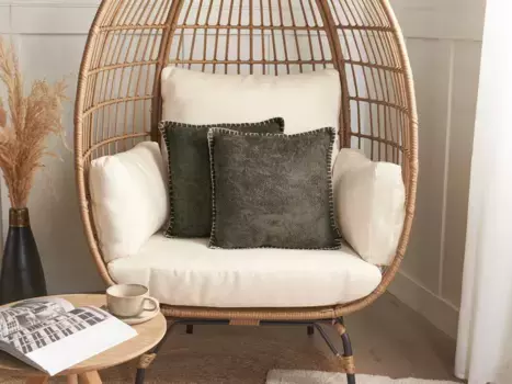 Декоративная подушка Beliani, серый