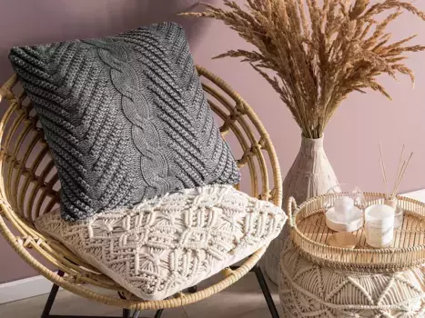 Декоративная подушка Beliani, серый