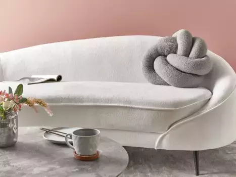 Декоративная подушка Beliani, серый