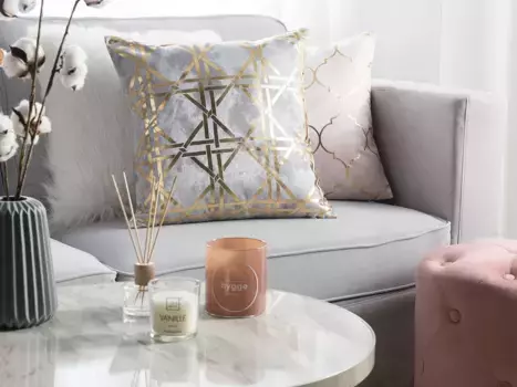 Декоративная подушка Beliani, серый