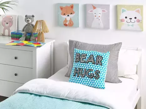 Декоративная подушка Beliani, синий