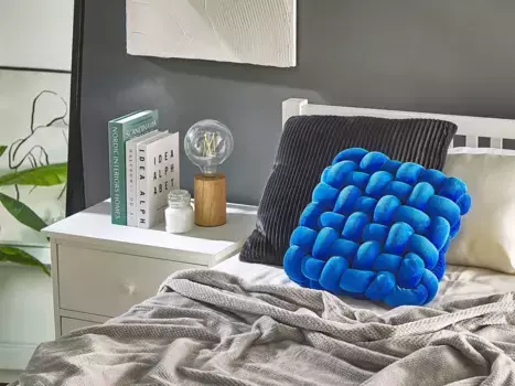 Декоративная подушка Beliani, синий