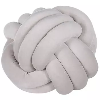 Декоративная подушка Beliani, светло-серый