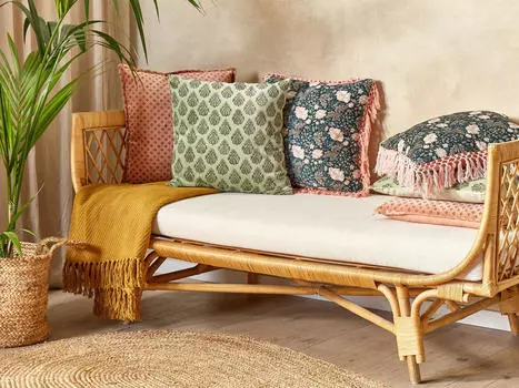 Декоративная подушка Beliani, зеленый