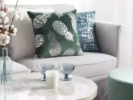 Декоративная подушка Beliani, зеленый