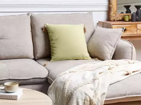 Декоративная подушка Beliani, зеленый