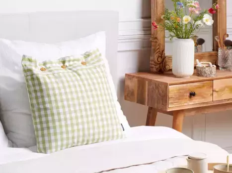 Декоративная подушка Beliani, зеленый