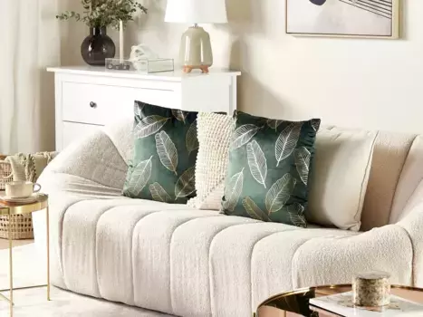 Декоративная подушка Beliani, зеленый