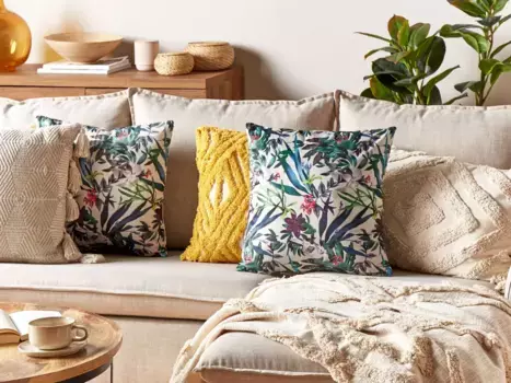 Декоративная подушка Beliani, зеленый